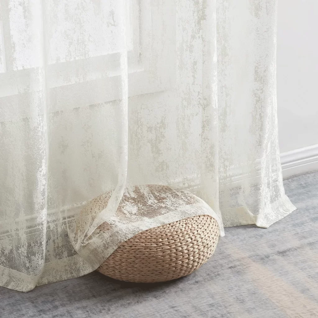 lace sheer curtains
