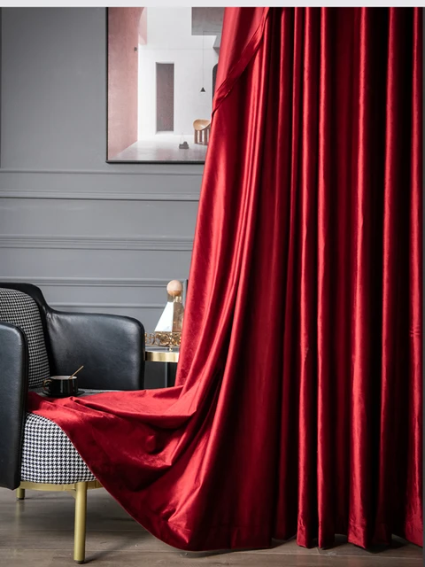 velvet curtains for living room