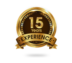 15 Years experience
