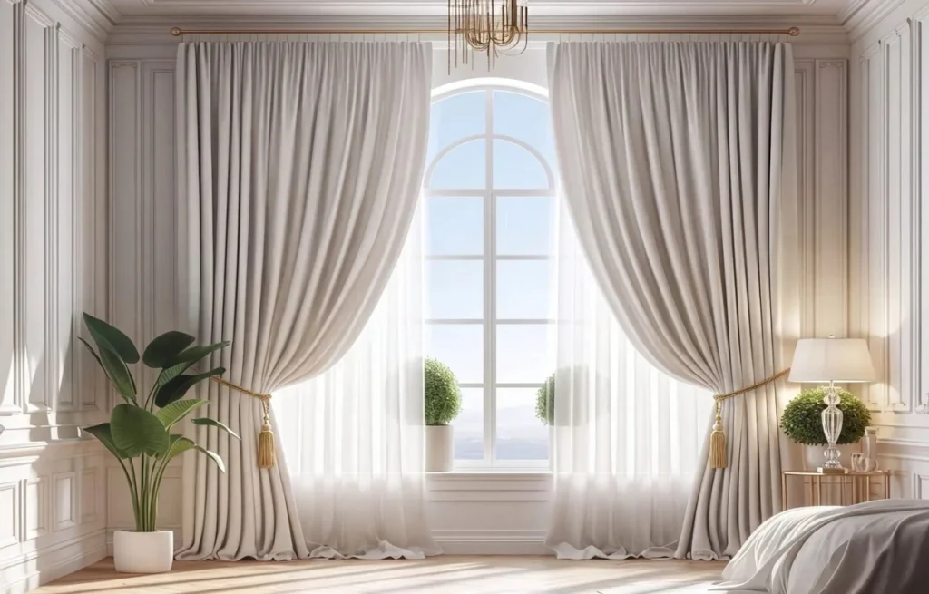 Light Filtering Chiffon Curtains Dubai