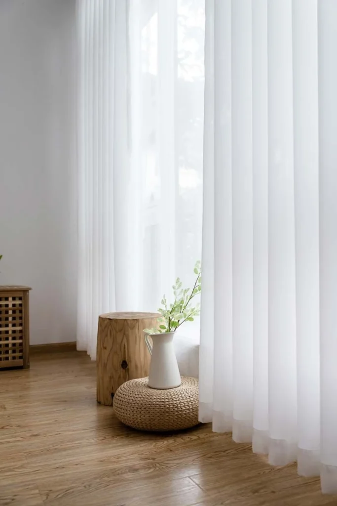 Sheer Chiffon Curtains in all over dubai services